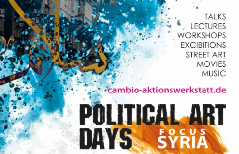 Poster Political Art Days 2016 Fokus Syrien